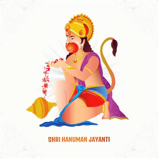 Sketch of lord Hanuman by Dipaliveera Sawant