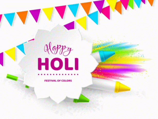 holi message with picture